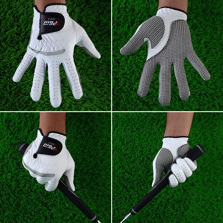 PGM Golf Sheepskin Anti-Slip Single Gloves for Men(Size: 27-Left Hand) - Safety Gloves by PGM | Online Shopping South Africa | PMC TechLife | Buy Now Pay Later Mobicred