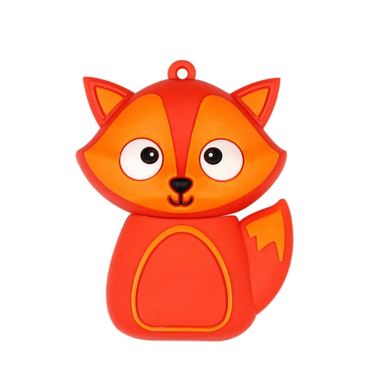 MicroDrive 128GB USB 2.0 Creative Cute Fox U Disk - USB Flash Drives by MicroDrive | Online Shopping South Africa | PMC Jewellery | Buy Now Pay Later Mobicred