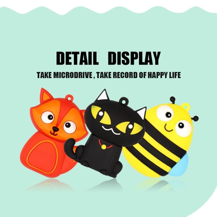 MicroDrive 128GB USB 2.0 Creative Cute Bee U Disk - free shipping - PMC Jewellery - Order now!