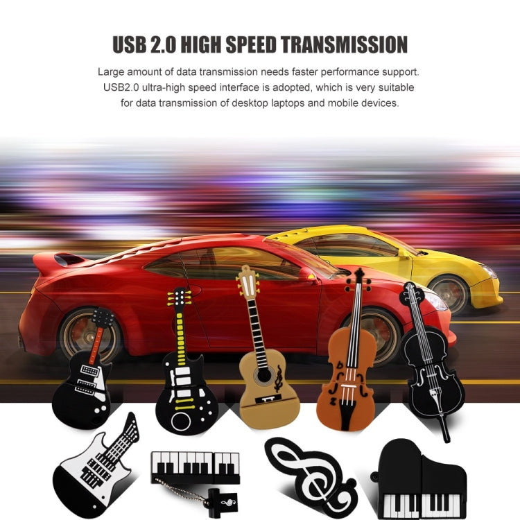 MicroDrive 64GB USB 2.0 Guitar U Disk - USB Flash Drives by MicroDrive | Online Shopping South Africa | PMC TechLife | Buy Now Pay Later Mobicred