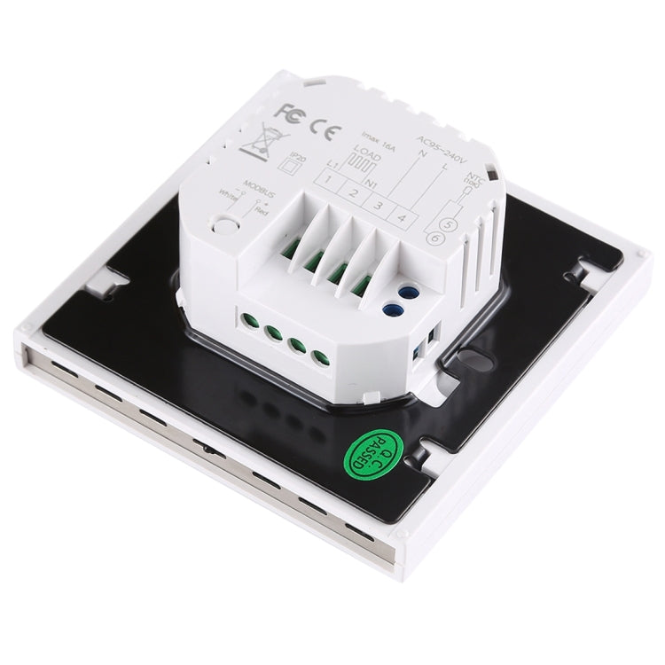 BHT-002GBLW 16A Load Electronic Heating Type LCD Digital Heating Room Thermostat with Sensor & Time Display, WiFi Control(White) - Indoor Thermometer by PMC TechLife | Online Shopping South Africa | PMC TechLife