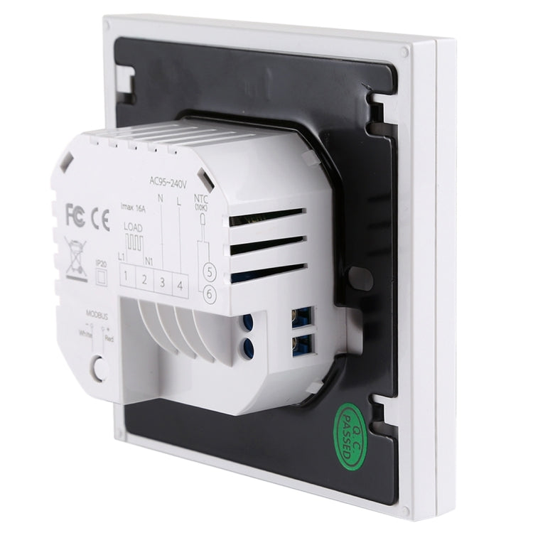 BHT-002GBLW 16A Load Electronic Heating Type LCD Digital Heating Room Thermostat with Sensor & Time Display, WiFi Control(White) - Indoor Thermometer by PMC TechLife | Online Shopping South Africa | PMC TechLife