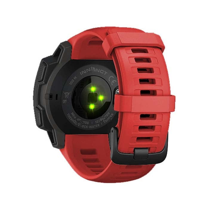 Silicone Watch Band for Garmin Instinct 22mm, Host not Included(Red) - Watch Bands by PMC TechLife | Online Shopping South Africa | PMC TechLife | Buy Now Pay Later Mobicred
