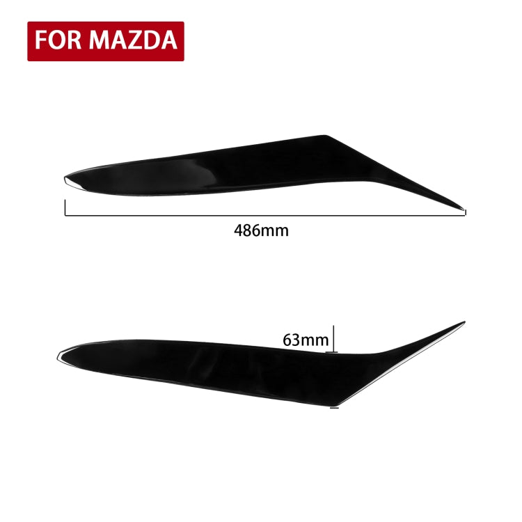 Car ABS Light Eyebrow For Mazda RX-8 2004-2008 - Lamp Decoration by PMC TechLife | Online Shopping South Africa | PMC TechLife