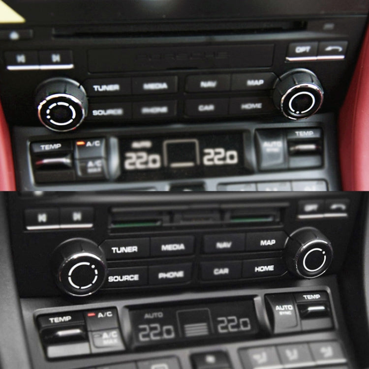 For Porsche Cayenne Left Driving Car Left CD Player Volume Adjustment Knob Cover 97064292901 - Car Switches by PMC TechLife | Online Shopping South Africa | PMC TechLife