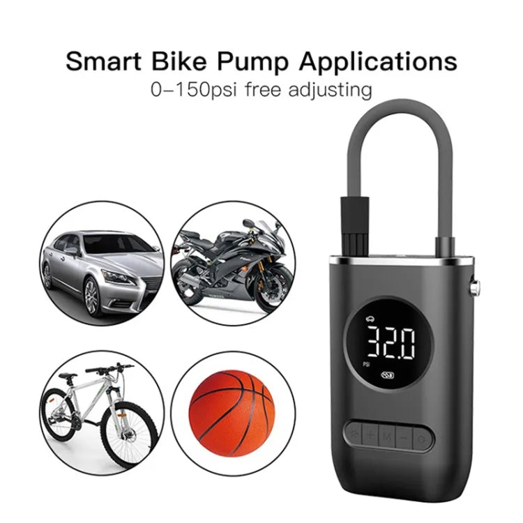 Car Portable Mini Wireless Digital Display Tire Inflator Pump - free shipping - PMC TechLife - Order now!