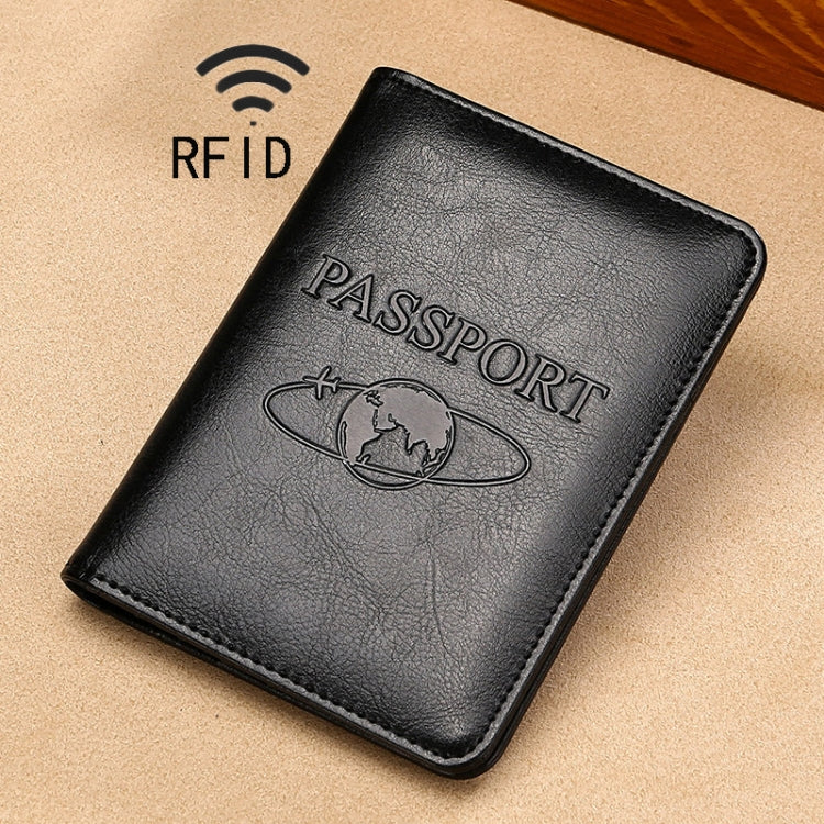 TP-8296 Multi-functional RFID Leather Travel Passport Holder(Black) - free shipping - PMC TechLife - Order now!