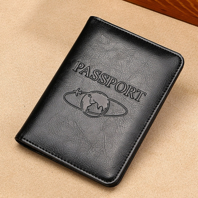 TP-8296 Multi-functional RFID Leather Travel Passport Holder(Black) - free shipping - PMC TechLife - Order now!