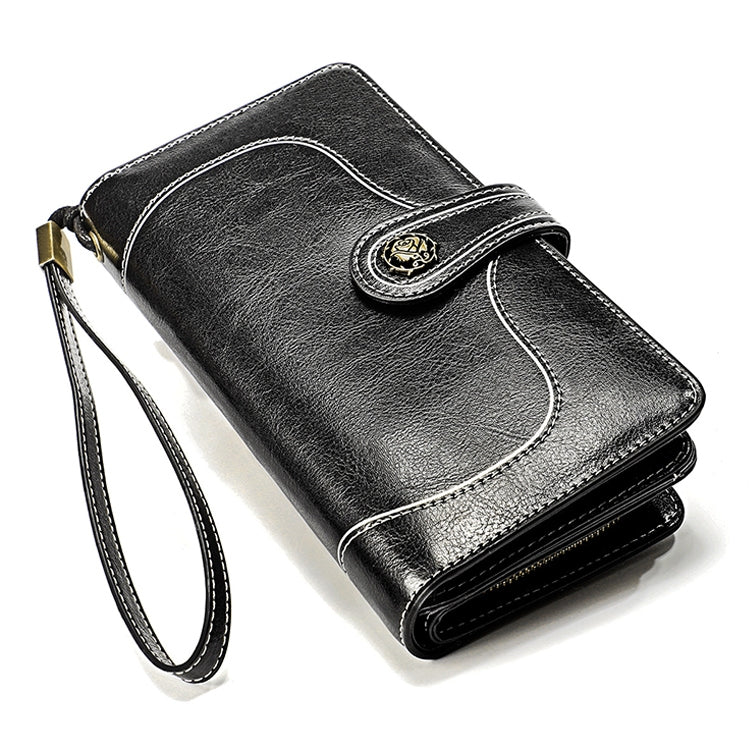 3555 Large Capacity Long Multi-function Anti-magnetic RFID Wallet Clutch for Ladies with Card Slots (Black) - free shipping - PMC TechLife - Order now!
