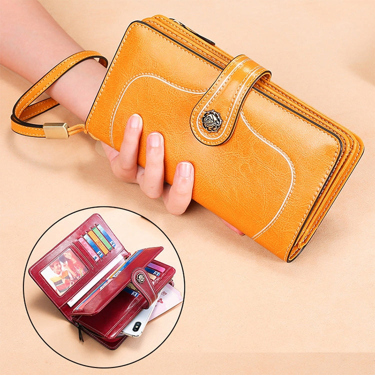 3555 Large Capacity Long Multi-function Anti-magnetic RFID Wallet Clutch for Ladies with Card Slots (Blue) - free shipping - PMC TechLife - Order now!