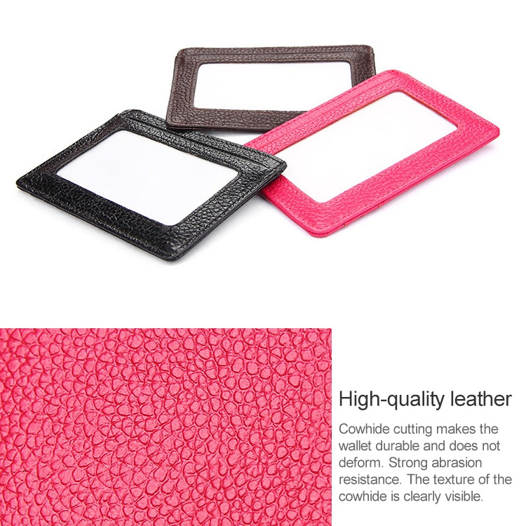 KB37 Antimagnetic RFID Litchi Texture Leather Card Holder Wallet Billfold for Men and Women (Black) - Antimagnetic RFID Package by PMC TechLife | Online Shopping South Africa | PMC TechLife | Buy Now Pay Later Mobicred