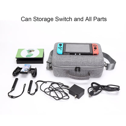 Portable EVA Single Shoulder Storage Bag Suitcase for Nintendo Switch(Grey) - Bags by PMC Jewellery | Online Shopping South Africa | PMC Jewellery