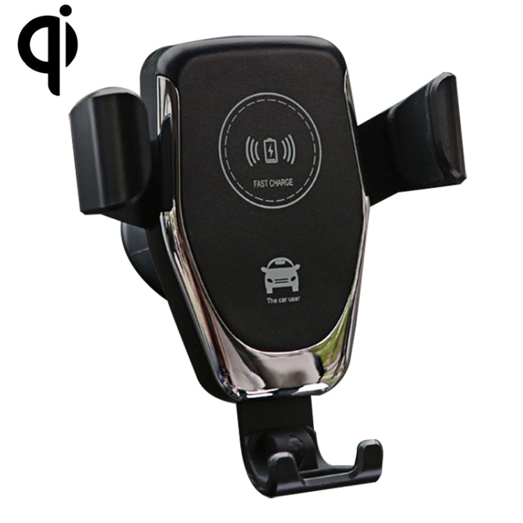 Car Air Outlet Bracket Wireless Charger Qi Standard Wireless Charger(Black) - Wireless Charger Holders by PMC TechLife | Online Shopping South Africa | PMC TechLife