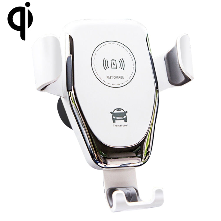 Car Air Outlet Bracket Wireless Charger Qi Standard Wireless Charger(White) - Wireless Charger Holders by PMC TechLife | Online Shopping South Africa | PMC TechLife