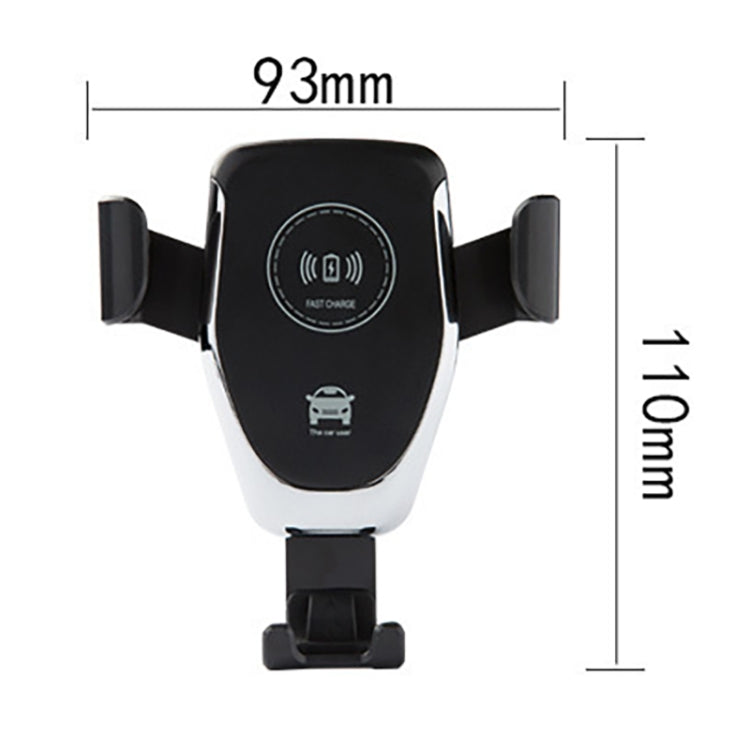 Car Air Outlet Bracket Wireless Charger Qi Standard Wireless Charger(White) - Wireless Charger Holders by PMC TechLife | Online Shopping South Africa | PMC TechLife