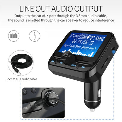 BC32 Dual USB Charging Bluetooth Hand-free Car Charger FM Transmitter MP3 Music Player Car Kit, Support Hands-Free Call & Micro SD Recording & Voltage Detection - Bluetooth Car Kits by PMC Jewellery | Online Shopping South Africa | PMC Jewellery