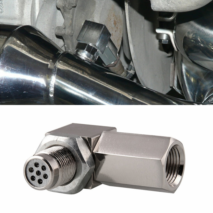 90 Degree Car Oxygen Sensor Spacer Engine Light CEL Check Bung Mini Catalytic Converter M18 x 1.5 - Engine Fittings by PMC TechLife | Online Shopping South Africa | PMC TechLife