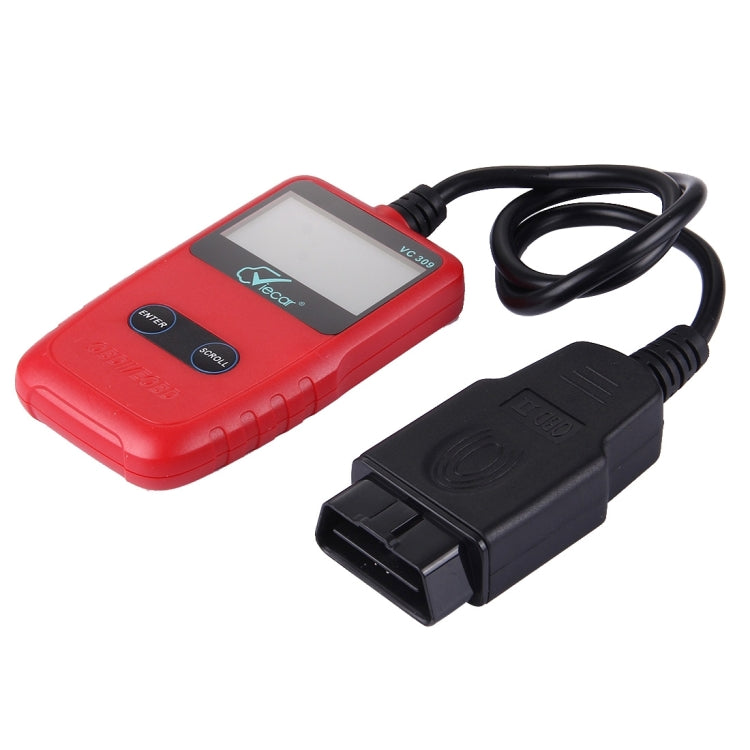 Viecar CV309 OBDII EOBD Car Diagnostic Tool Code Scanner Fault Reader(Red) - free shipping - PMC TechLife - Order now!