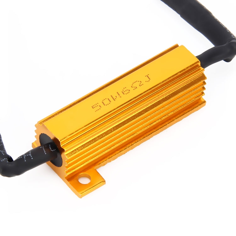 2 PCS H11 50W 6 Ohms Load Resistor Car Canbus Error Canceller Decoder Cable - free shipping - PMC TechLife - Order now!