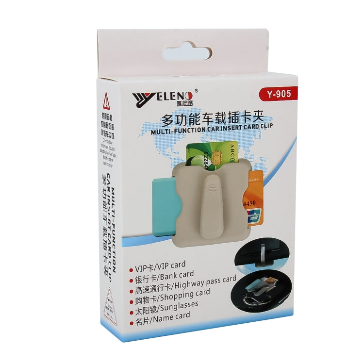 Y-905 Multi-functional Car Insert Card Clips - Auto Fastener & Clips by PMC TechLife | Online Shopping South Africa | PMC TechLife