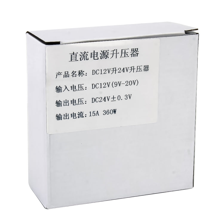 15A 360W DC 12V to 24V Car DC-DC Power Booster Transformer Converter - Others by PMC TechLife | Online Shopping South Africa | PMC TechLife