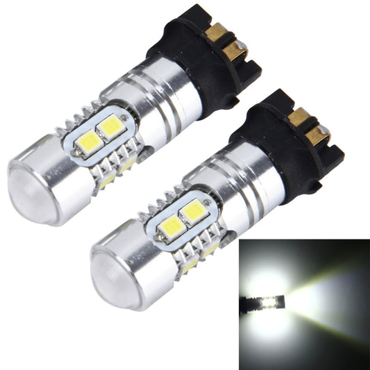 2 PCS PW24W 5W 400 LM 6000K Car Fog Lights with 10 SMD-2835 LEDs , DC 12V (White Light) - Fog / Driving Lights by PMC Jewellery | Online Shopping South Africa | PMC Jewellery