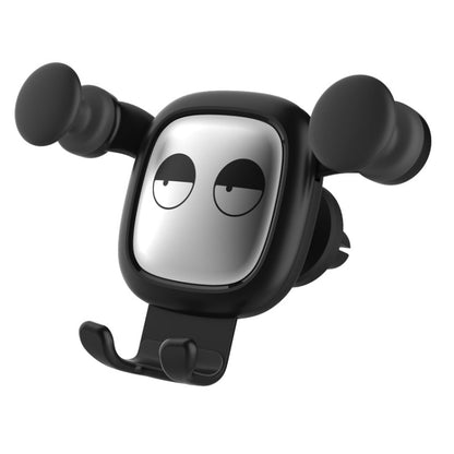 Big Eyes Pattern Gravity Cartoon Air Vent Car Mount Phone Holder(Black) - Car Holders by PMC Jewellery | Online Shopping South Africa | PMC Jewellery