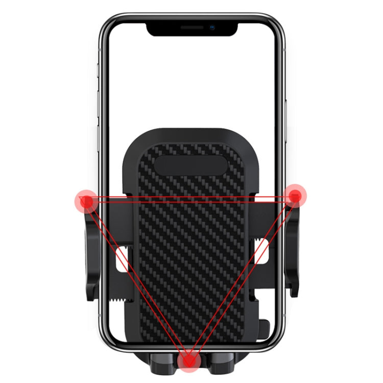 Multi-function Vehicle Navigation Frame Suction Cup Car Mount Phone Holder(Black) - free shipping - PMC TechLife - Order now!