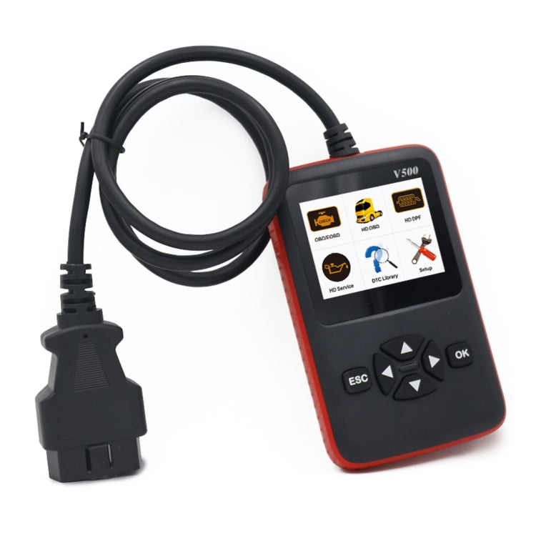 V500 Trunk HD Reading Card Professional OBDII Diagnostic Code Scanner Tool - Code Readers & Scan Tools by PMC TechLife | Online Shopping South Africa | PMC TechLife