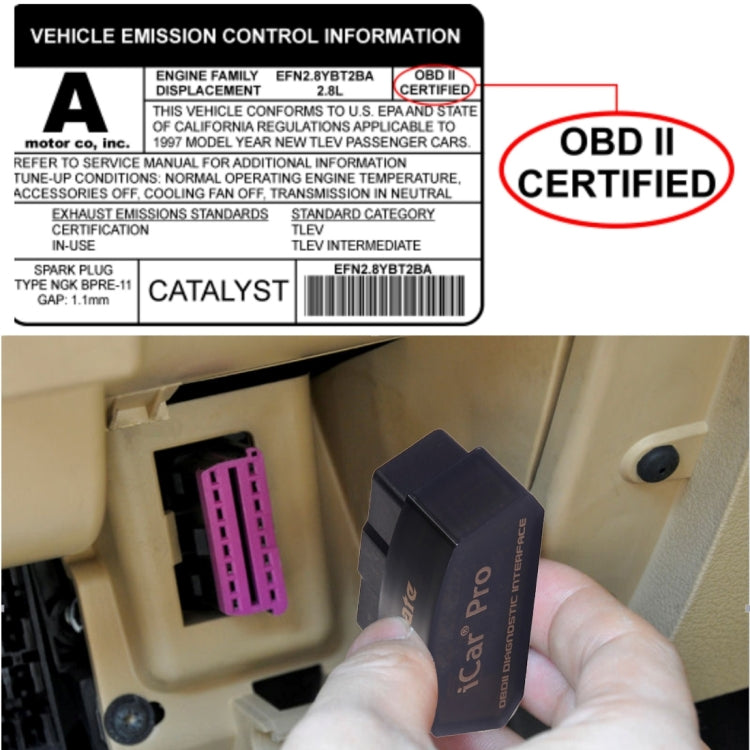 Vgate iCar Pro OBDII Bluetooth V4.0 Dual Car Scanner Tool, Support Android And iOS, Support All OBDII Protocols - free shipping - PMC TechLife - Order now!