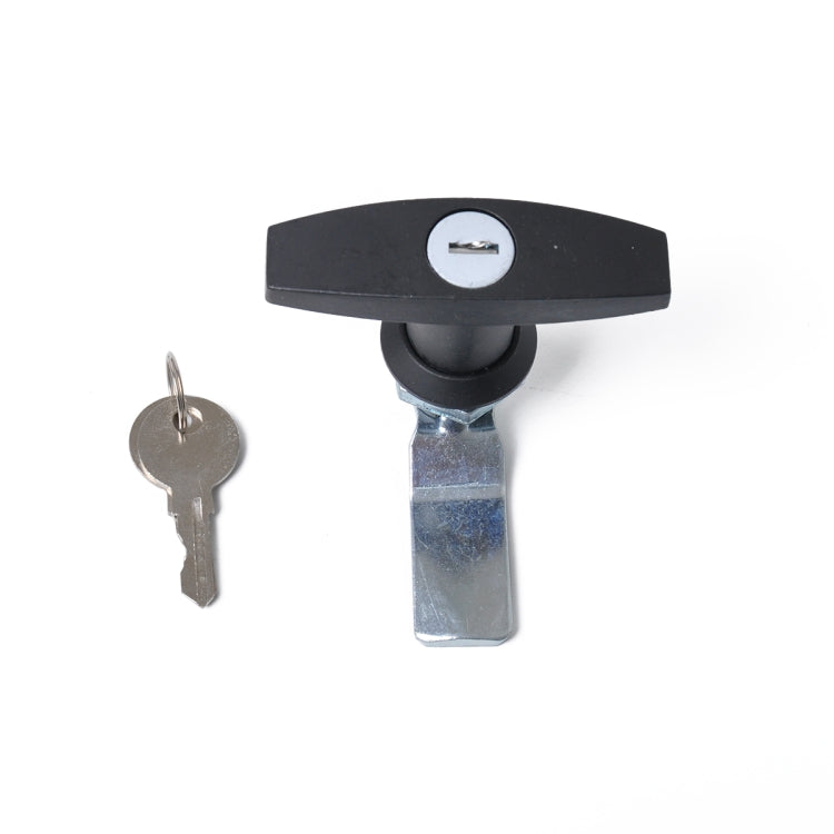 2 PCS Black T Shape Handle Paddle Entry Door Latch & Keys Tool Box Lock for Trailer / Yacht / Truck - Locks & Hasps by PMC TechLife | Online Shopping South Africa | PMC TechLife