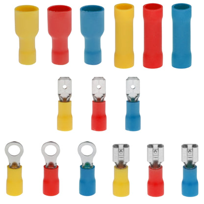 480 PCS Cold Press Electrical Insulated Terminals Crimp Connectors Assortment Kit - Booster Cable & Clip by PMC Jewellery | Online Shopping South Africa | PMC Jewellery