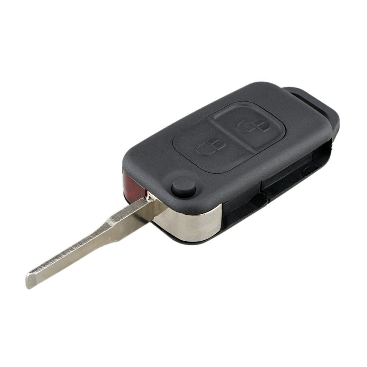 For Mercedes-Benz Car Keys Replacement 2 Buttons Car Key Case with Foldable Key Blade - Car Key Cases by PMC TechLife | Online Shopping South Africa | PMC TechLife | Buy Now Pay Later Mobicred