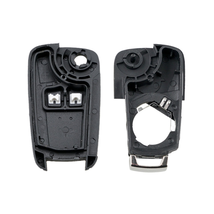 For Opel Car Keys Replacement 2 Buttons Car Key Case with Foldable Key Blade - Remote Car Key by PMC TechLife | Online Shopping South Africa | PMC TechLife