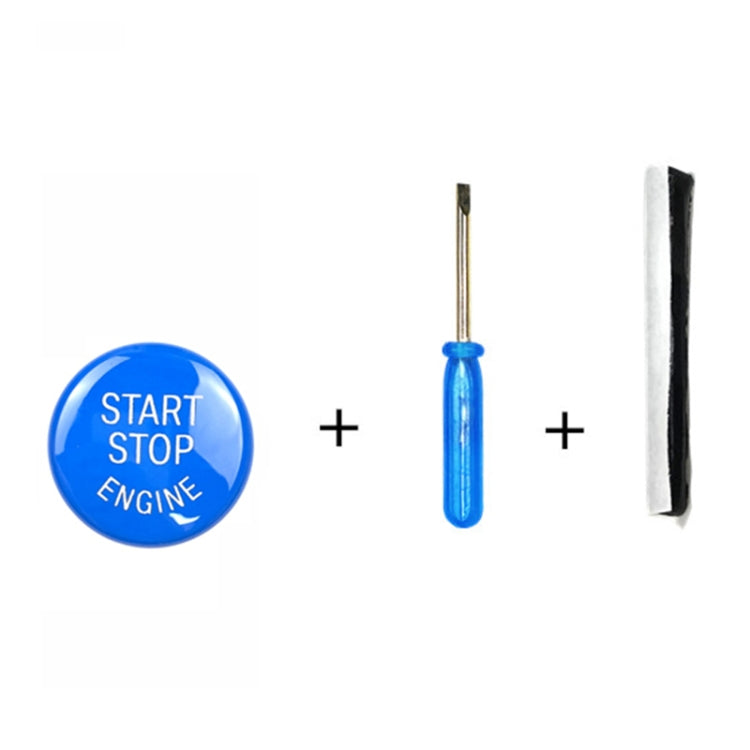 Car Engine Start Key Push Button Cover for BMW E90 Chassis (Blue) - free shipping - PMC TechLife - Order now!