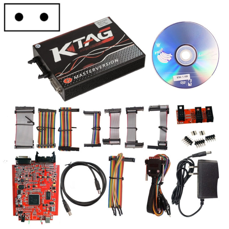 KTAG V7.020 Red PCB Board ECU Programming Tool Unlimited Token, EU Plug - Code Readers & Scan Tools by PMC TechLife | Online Shopping South Africa | PMC TechLife | Buy Now Pay Later Mobicred