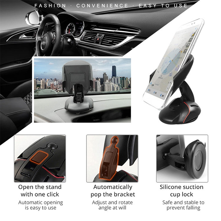 Suction Cup Rotatable Creative Mouse Shaped Car Holder - Car Holders by PMC TechLife | Online Shopping South Africa | PMC TechLife