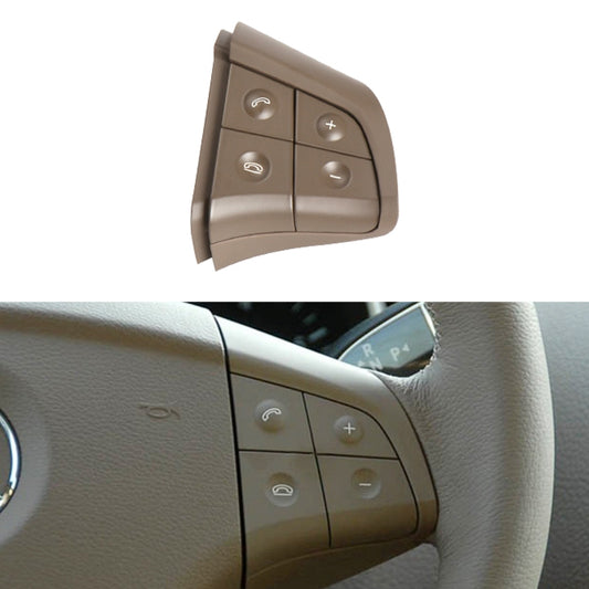 Car Right Side 4-button Steering Wheel Switch Buttons Panel 1648200110 for Mercedes-Benz W164, Left Driving (Coffee) - Car Switches by PMC Jewellery | Online Shopping South Africa | PMC Jewellery