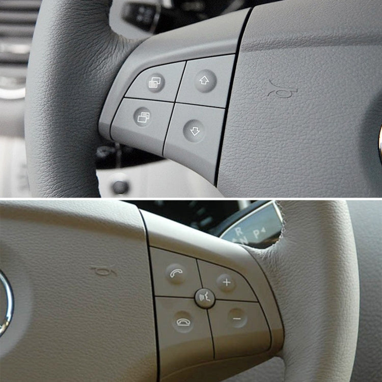 Car Left Side 5-button Steering Wheel Switch Buttons Panel 1648200010 for Mercedes-Benz W164, Left Driving (Black) - free shipping - PMC TechLife - Order now!