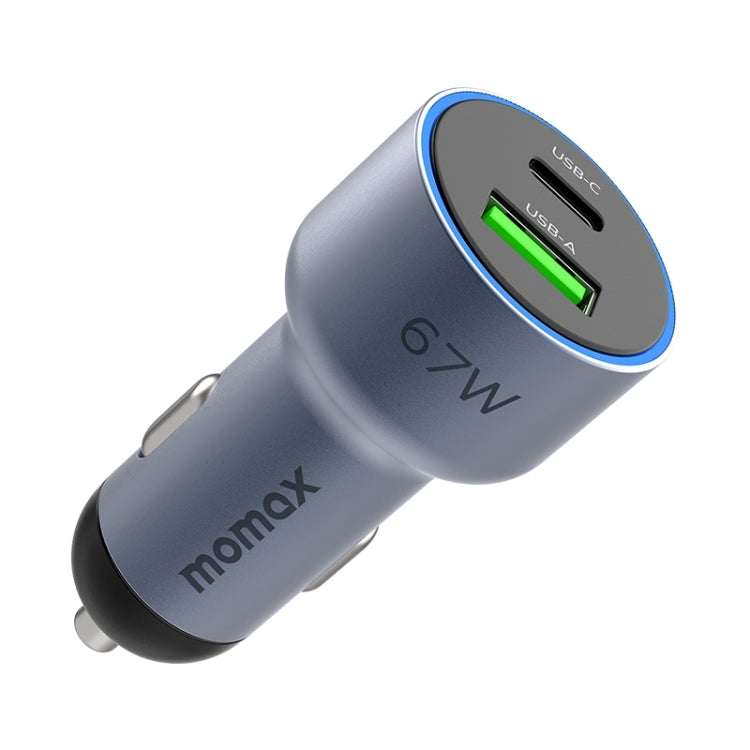 MOMAX UC16E 67W USB-C / Type-C + USB Dual Ports Car Charger - free shipping - PMC TechLife - Order now!