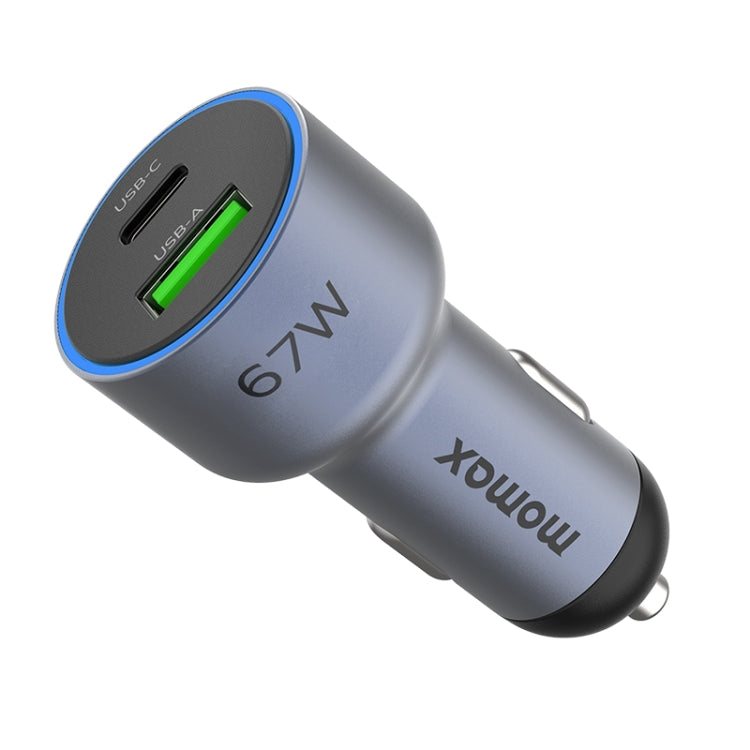 MOMAX UC16E 67W USB-C / Type-C + USB Dual Ports Car Charger - free shipping - PMC TechLife - Order now!
