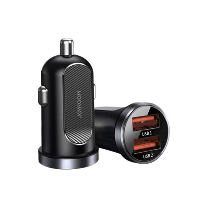 JOYROOM C-A09 30W Mini Dual QC3.0 Smart Car Charger (Black) - Car Charger by JOYROOM | Online Shopping South Africa | PMC Jewellery