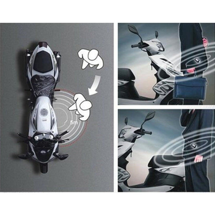 Universal Motorcycle Alarm Bidirectional Anti-theft Device with Induction Remote Control - Theft Protection by PMC TechLife | Online Shopping South Africa | PMC TechLife