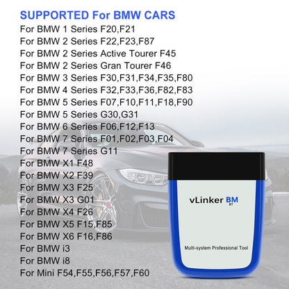 VLINKER BM V2.2 Bluetooth 3.0 Android Phone Car OBD Fault Diagnosis Detector - Code Readers & Scan Tools by PMC Jewellery | Online Shopping South Africa | PMC Jewellery