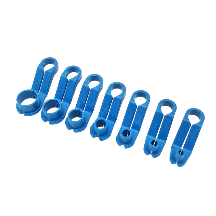 ZK-078 7 in 1 Car Fuel Line Angled Disconnect Tool Set - Engine Repair Tools by PMC TechLife | Online Shopping South Africa | PMC TechLife | Buy Now Pay Later Mobicred