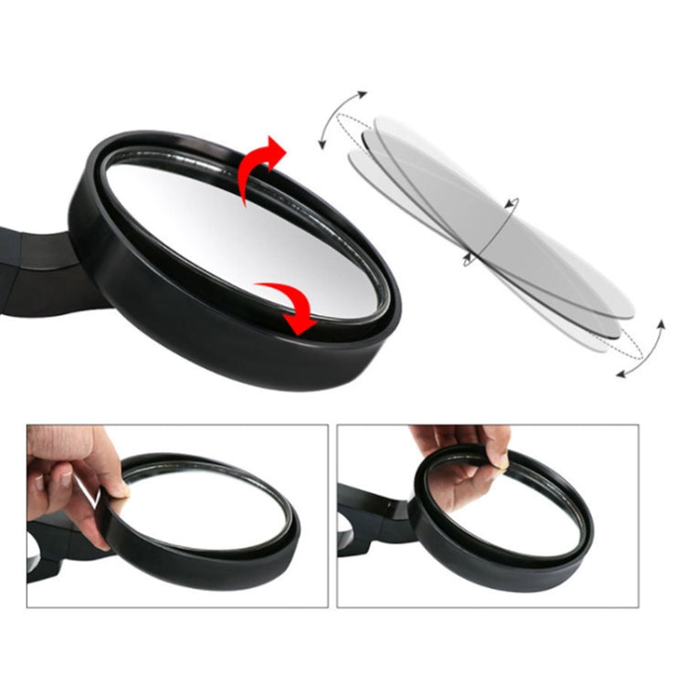 SFUTV-3 ATV All Terrain Vehicle Round CNC Rearview Mirror 1.75/2 inch Universal For UTV - Side Mirrors by PMC TechLife | Online Shopping South Africa | PMC TechLife | Buy Now Pay Later Mobicred