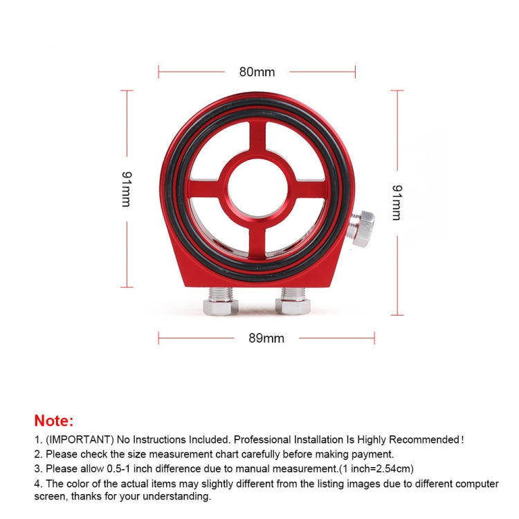 Car Modification Oil Temperature and Oil Pressure Gauge Adapter (Blue) - Engine Fittings by PMC TechLife | Online Shopping South Africa | PMC TechLife | Buy Now Pay Later Mobicred