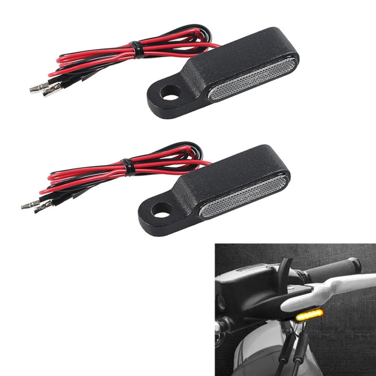 1 Pair Motorcycle Flashing Handlebar LED Turn Signal Light - Turn Signal by PMC TechLife | Online Shopping South Africa | PMC TechLife