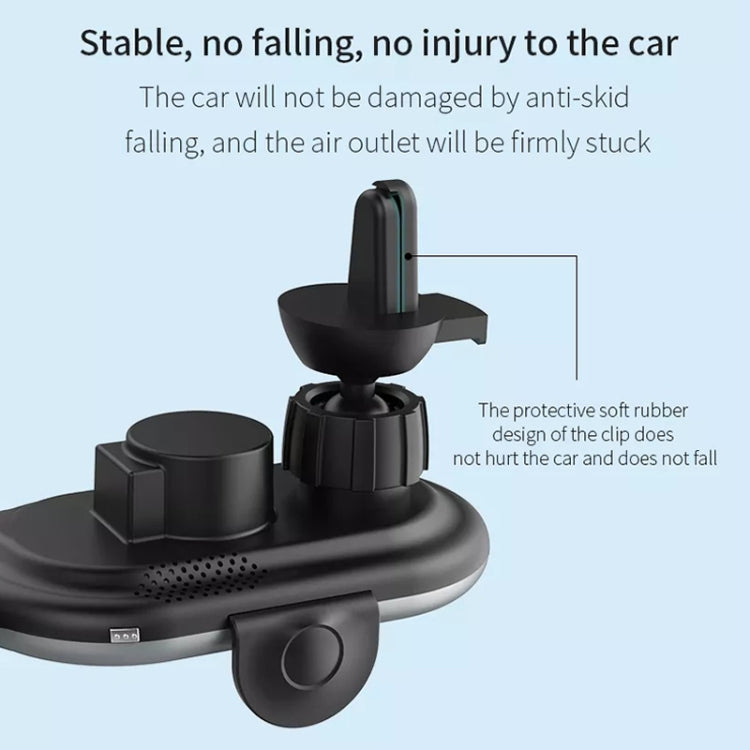 Car Smart Wireless Charger Phone Holder - Wireless Charger Holders by PMC TechLife | Online Shopping South Africa | PMC TechLife