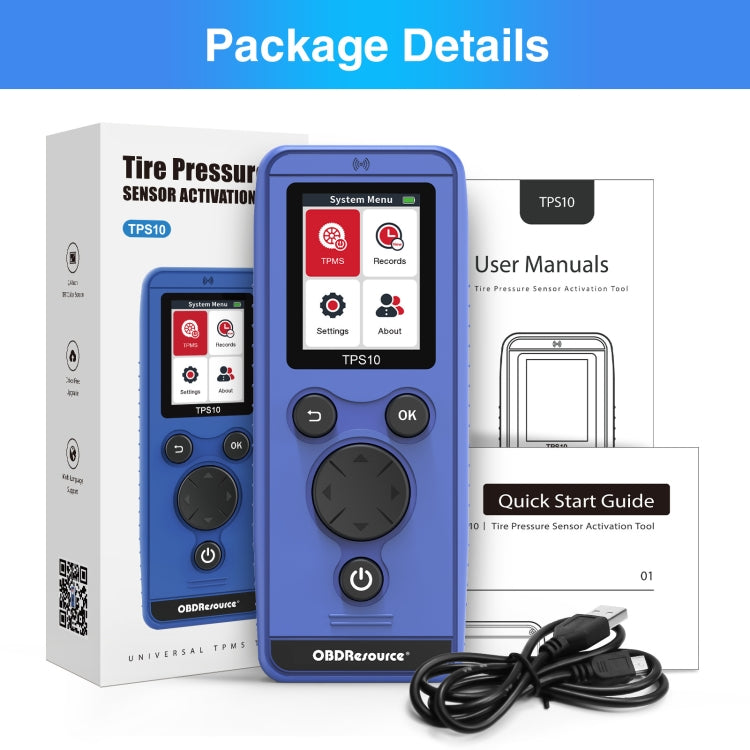 OBDResource TPS10 Car Tire Pressure Reset Meter EL50448 - free shipping - PMC TechLife - Order now!